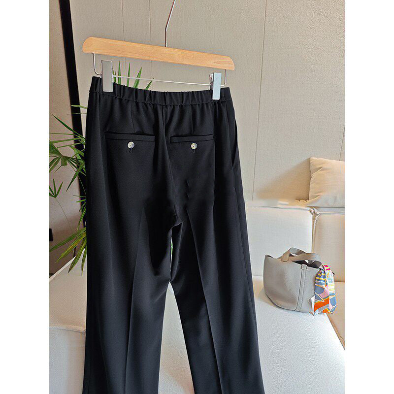 Ladies elegant and comfortable fabric trousers Drune