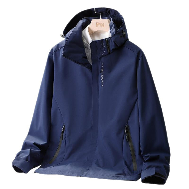 Women's lightweight water-repellent hooded jacket with breathable membrane and concealed zipper Chichicherry