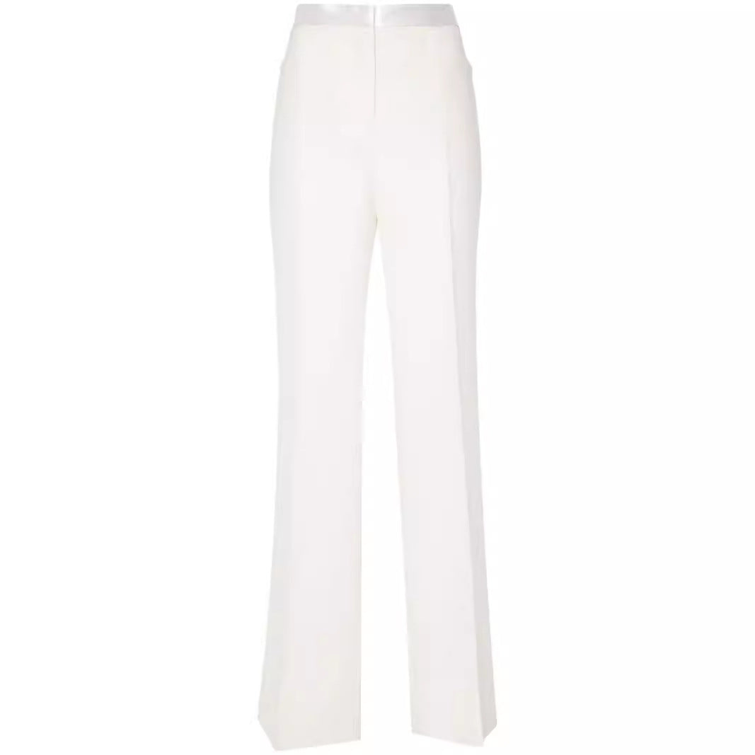 Women’s Palazzo Pants with High Waist and Wide Leg Cut Chichicherry