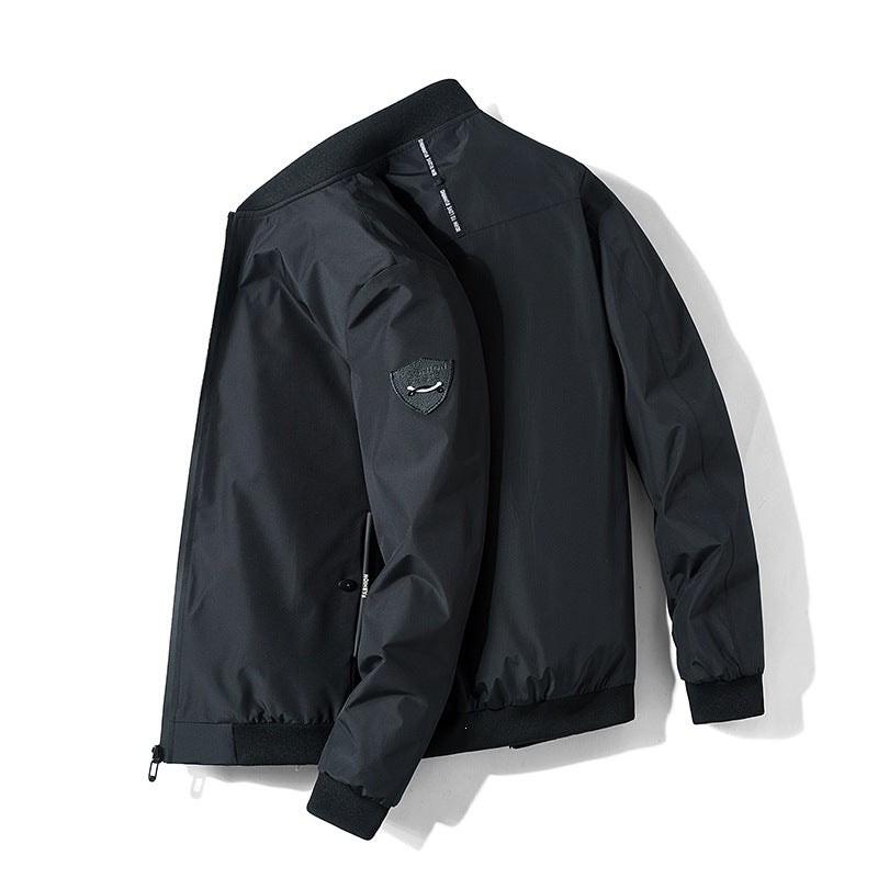 Men's Urban Microfiber Bomber with water-repellent membrane and concealed front zip Chichicherry