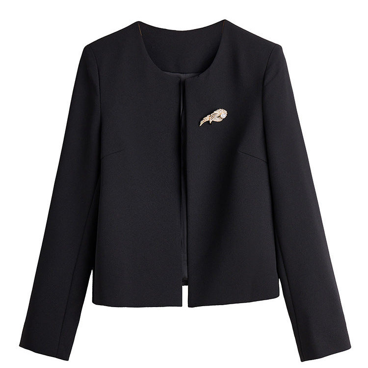Women Elegant Blazer Jacket with Chic Closure Chichicherry
