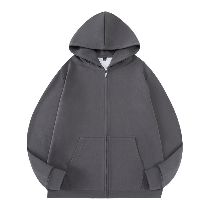 Unisex Oversize Hooded Zip Jacket made of French Terry with concealed seam construction Chichicherry