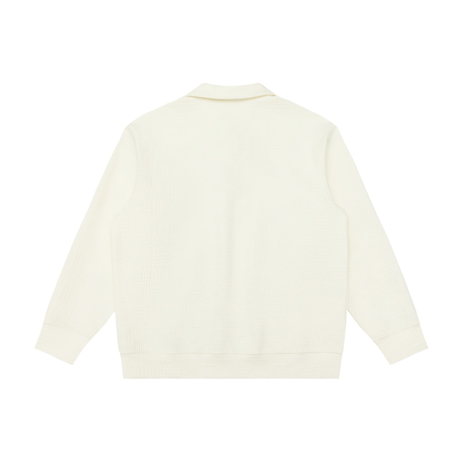 Unisex Waffle Knit Polo Shirt with Polo Collar and Half Button Placket Chichicherry