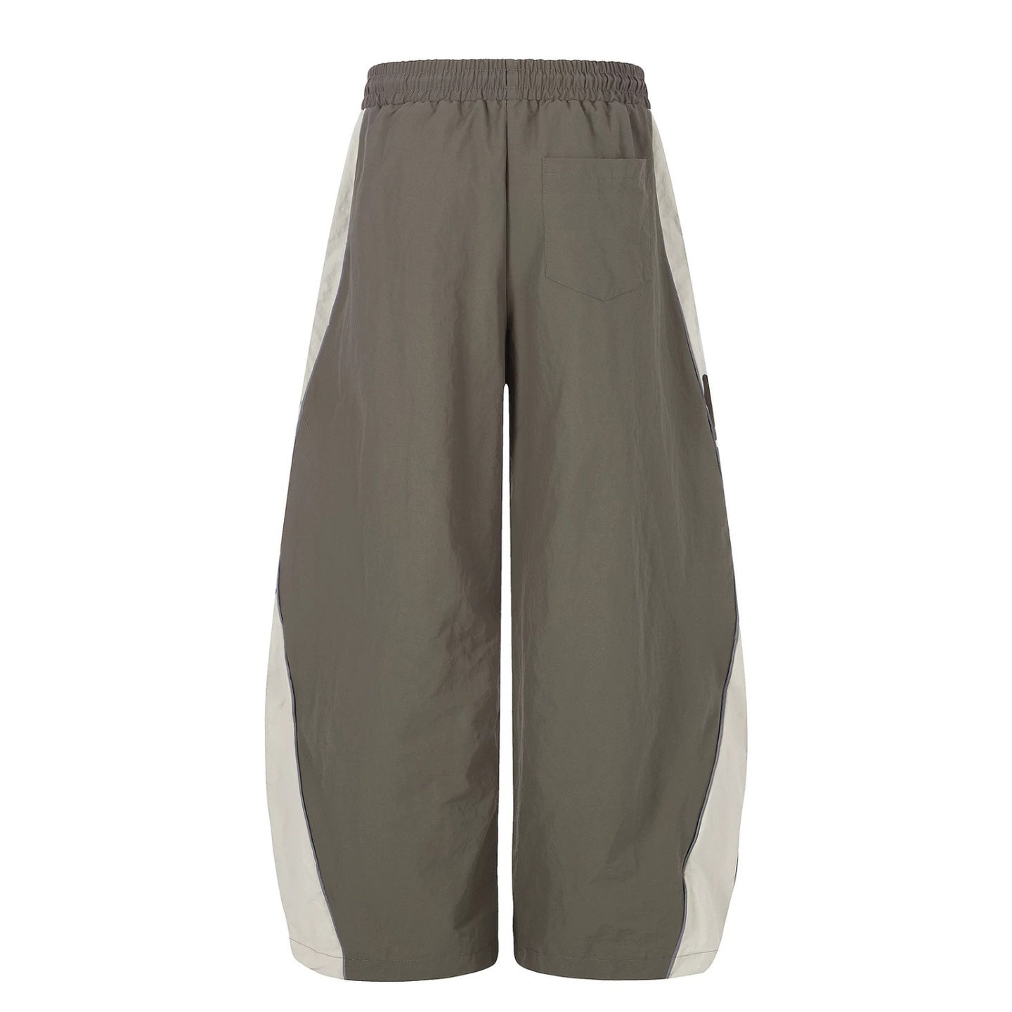 Women's Loose Knee-Length Lounge Shorts with Elastic Waistband, Drawstring and Number Print Chichicherry