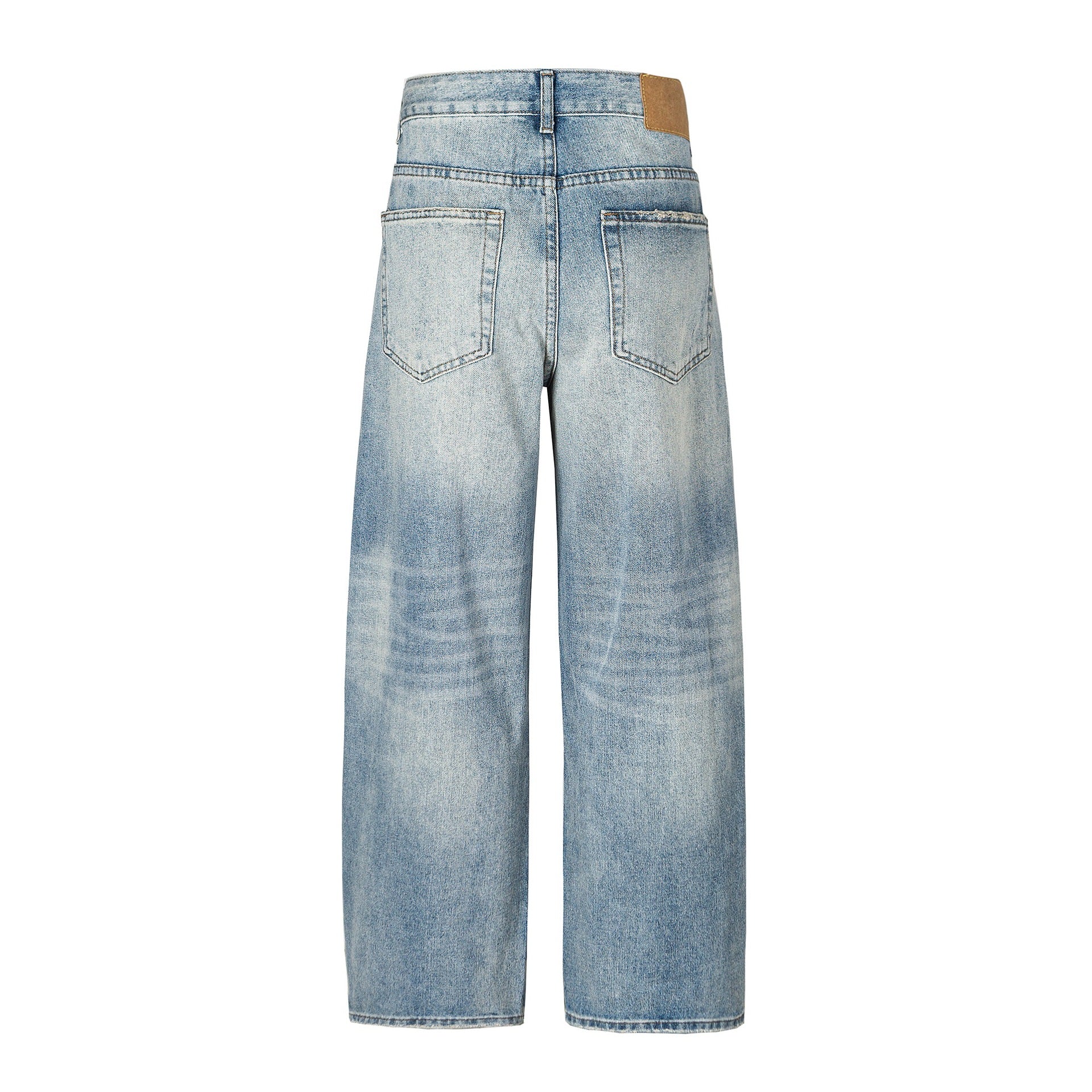 Women's denim culotte with high waistband, wide leg and used wash Chichicherry