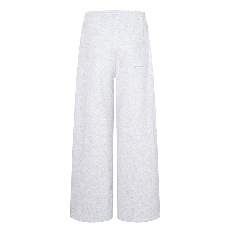 Women’s wide, high-cut sweatpants with metal hook detail and drawstring Chichicherry
