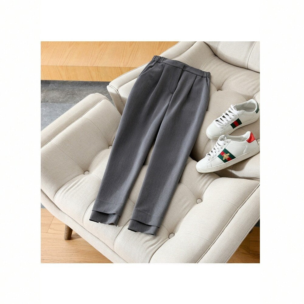 Women's Comfortable and Elegant Fabric Trousers Chichicherry 1789269076