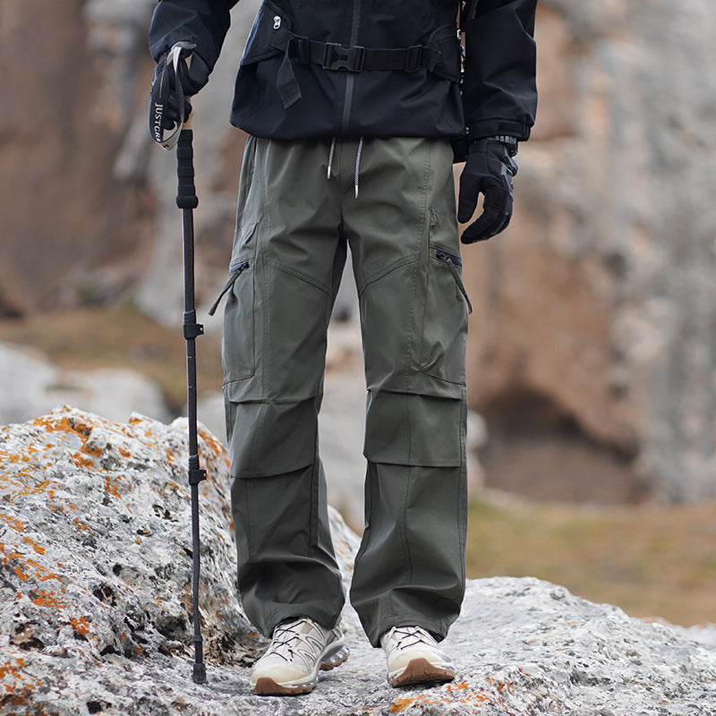 Men's Robust Water-Repellent Trekking Pants with Cargo Pockets Chichicherry