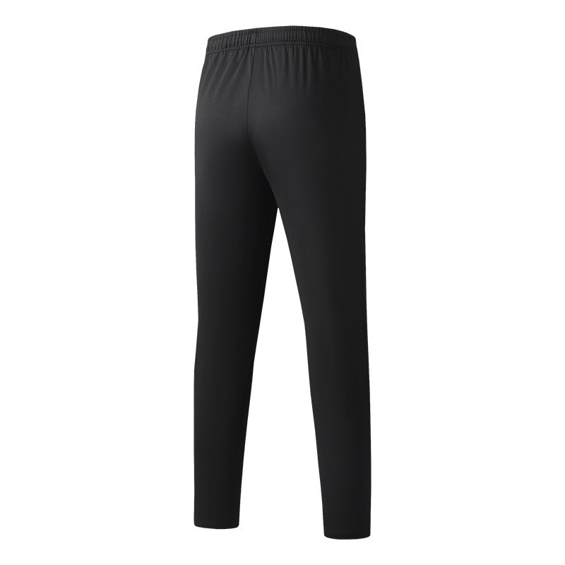 Men's Slim-Fit Sportive Jogging Pants with Elastic Waistband and Zipper Pockets Chichicherry