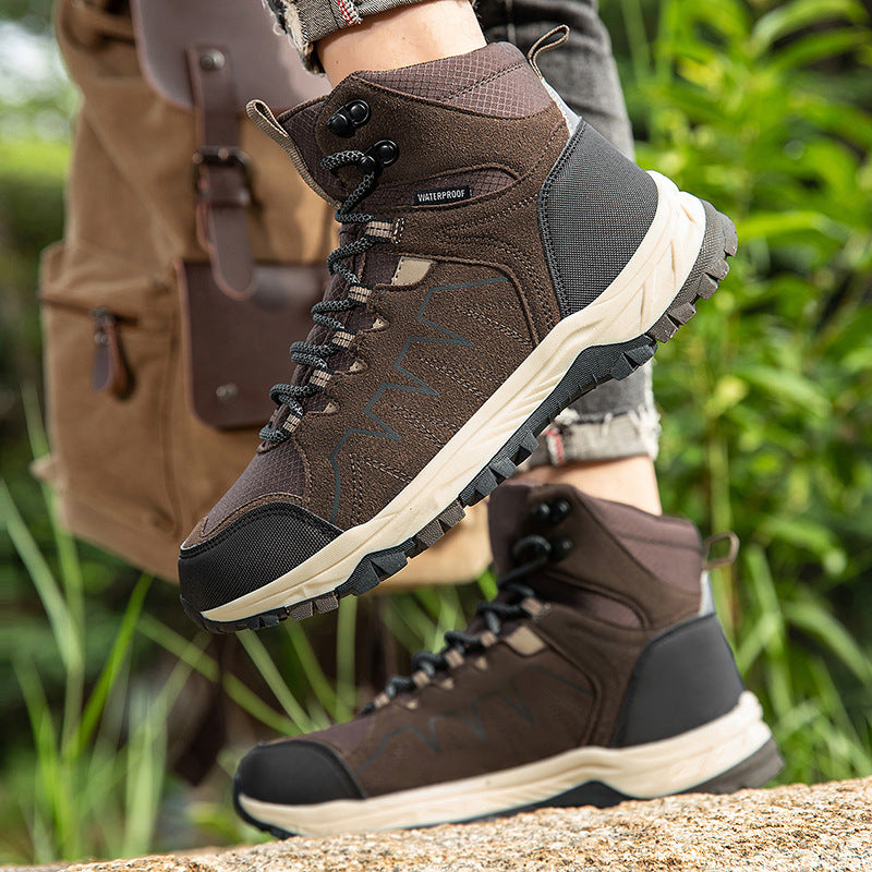 Women Waterproof Mid-Height Hiking Ankle Boot with Ripstop Upper Material and Cushioning Trail Sole Chichicherry