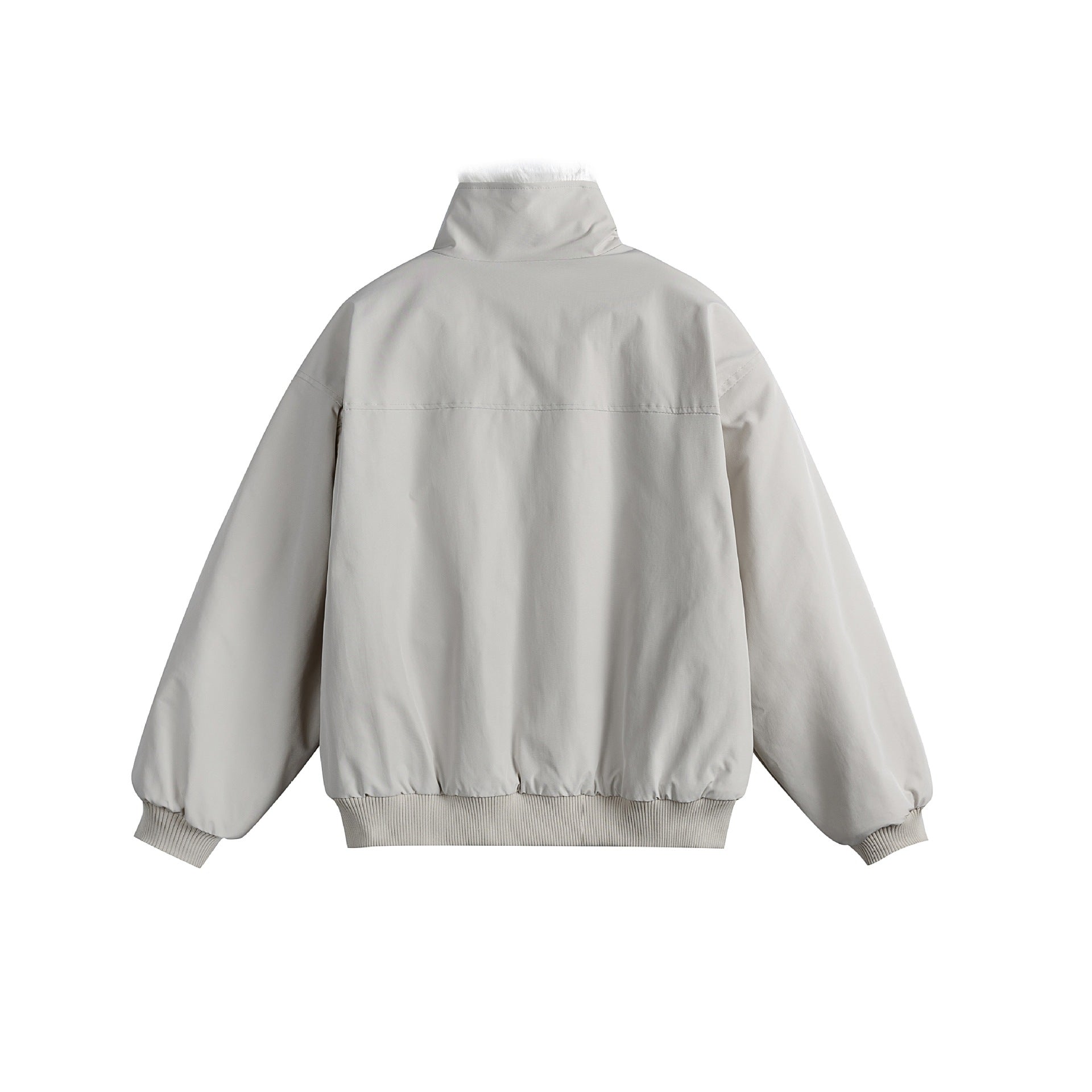 Unisex Boxy-padded Blouson with high stand-up collar and teddy lining Chichicherry