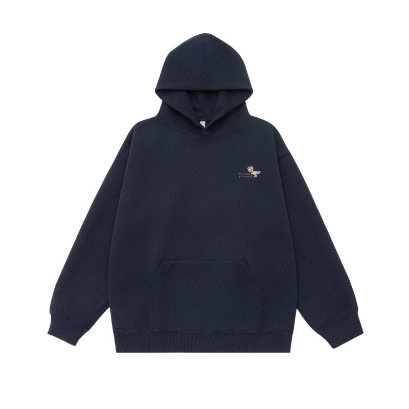 Unisex Oversized Hoodie made of heavy French Terry with kangaroo pocket and subtle chest embroidery Chichicherry
