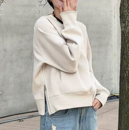 Women's Comfortable Sweatshirt with Raglan Sleeves Chichicherry