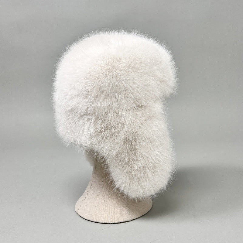 Ladies Luxurious Faux Fur Ushanka with Ear Flaps and Warming Lining Chichicherry