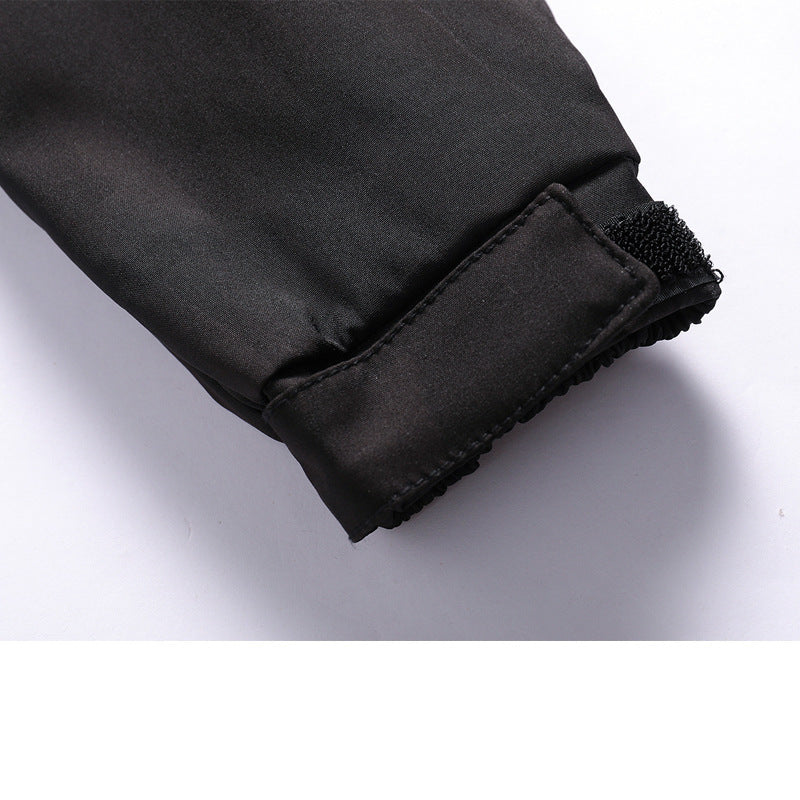 Men's softshell jacket with hood, windproof outer material and breathable mesh lining Chichicherry