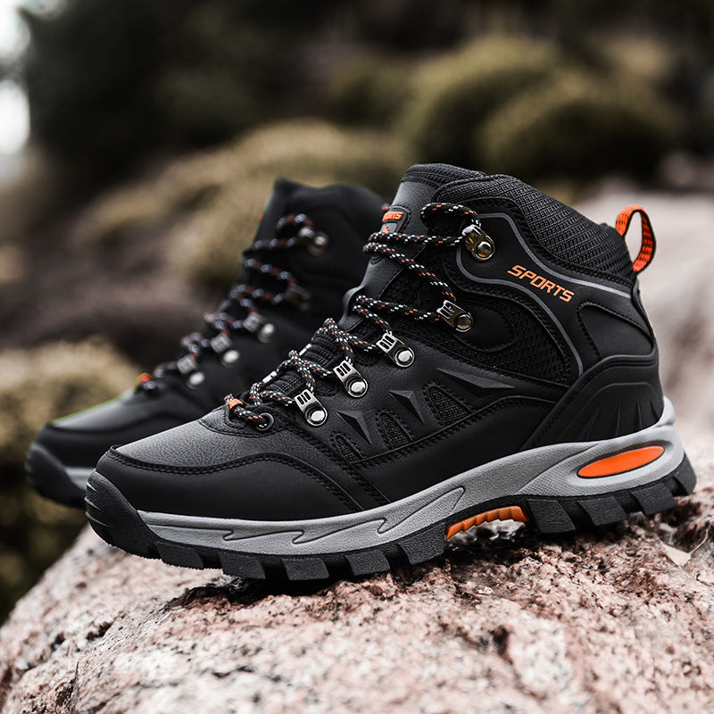 Men's Breathable All-Terrain Trekking Boots with Reinforced Toe Cap, Multi-Grip Profile, and Padded Ankle Collar Chichicherry