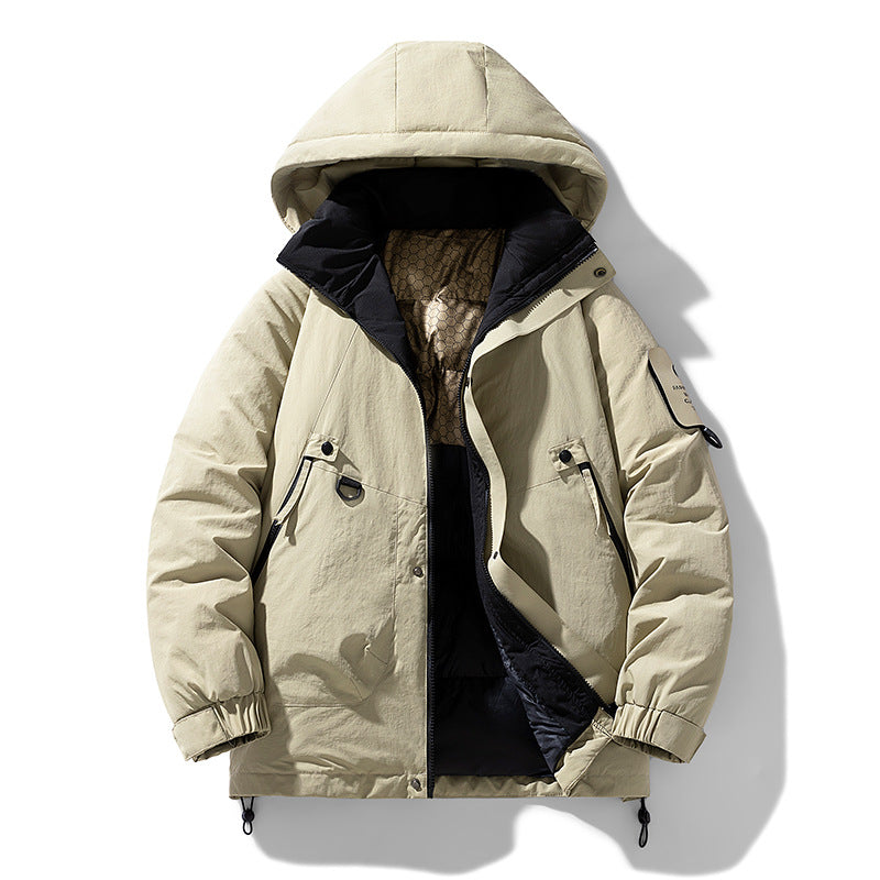 Men's Technical Urban Parka with Thermo Insulation and Multifunctional Pockets Chichicherry