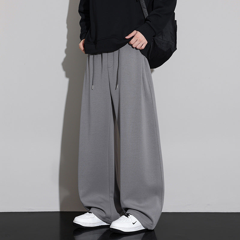 Men's Loose Fit Jogging Pants with Drawstring and Flowing Jersey Quality Chichicherry