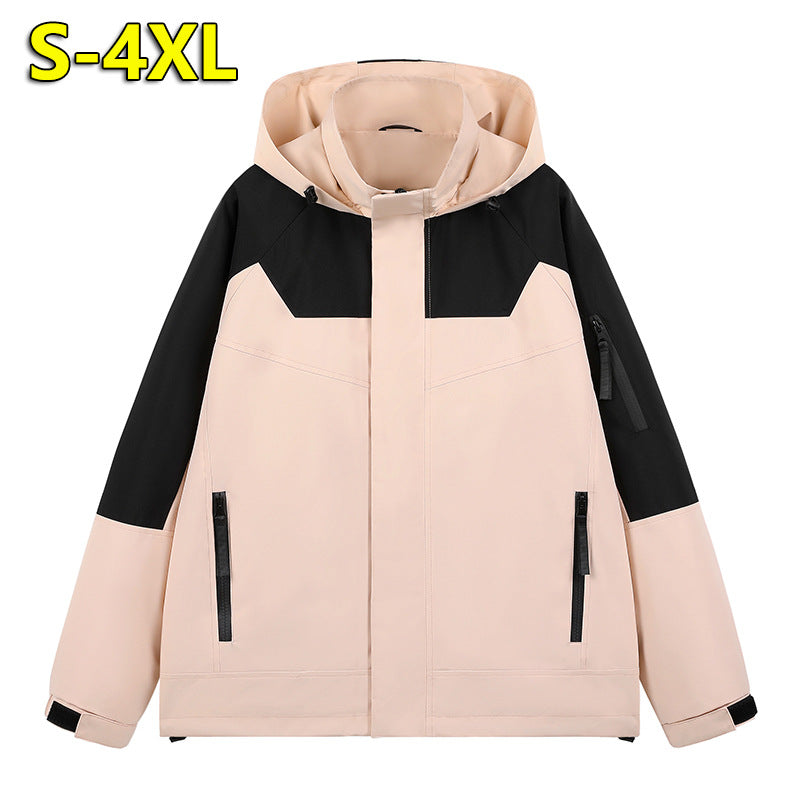 Men's water-repellent technical urban hoodie jacket with ergonomic hood, concealed zipper, and seam-sealed utility pockets Chichicherry