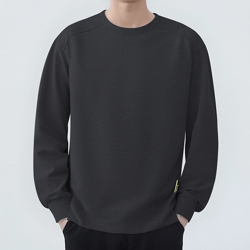 Men's Casual Oversized Sweatshirt with Raglan Sleeves and Brushed Interior Chichicherry