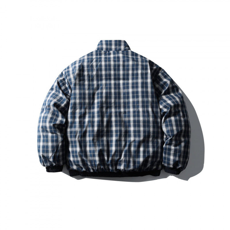 Unisex Boxy quilted transitional jacket with standing collar, elastic hem and zipper pockets Chichicherry