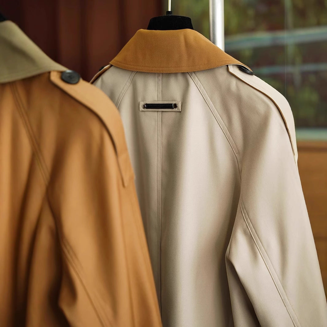 Women's elegantly tailored trench coat with a belted waist Chichicherry