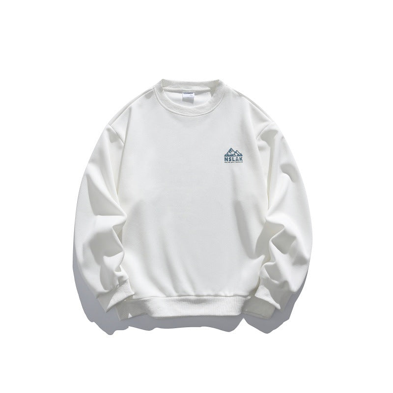 Unisex Loose Round Neck Sweatshirt with fine Waffle Structure Chichicherry