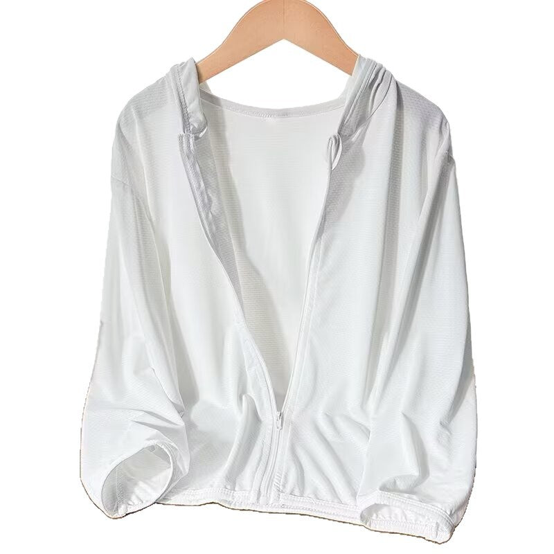 Unisex nan lightweight hooded jacket with breathable mesh structure and full-length zipper Chichicherry