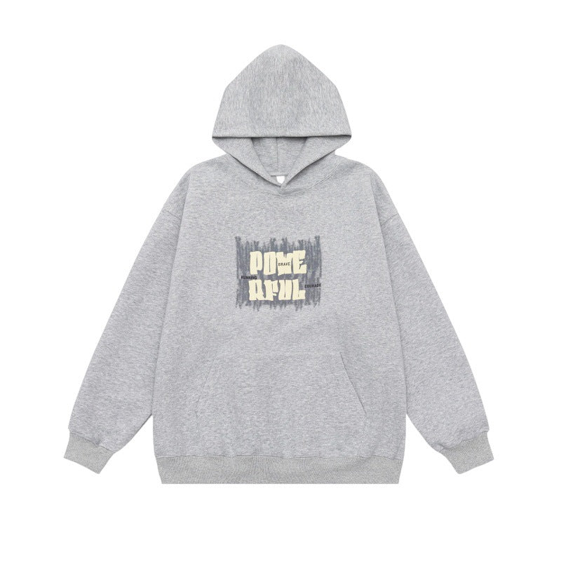 Unisex Oversized Hoodie with Kangaroo Pocket and Distinctive Front Print Chichicherry