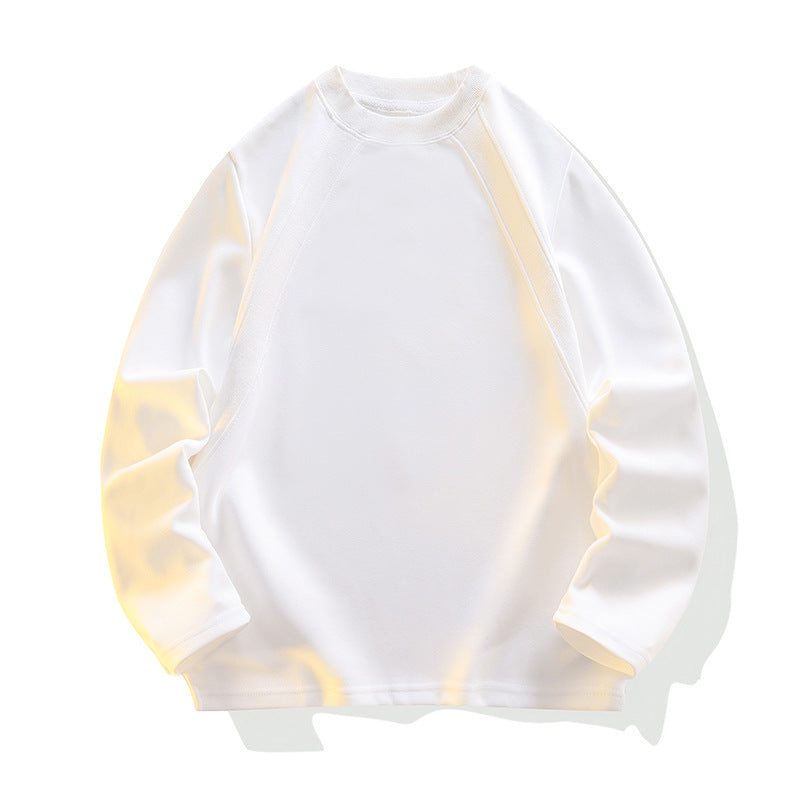 Unisex Oversize Raglan Sweatshirt made of soft cotton blend with ribbed round neckline Chichicherry