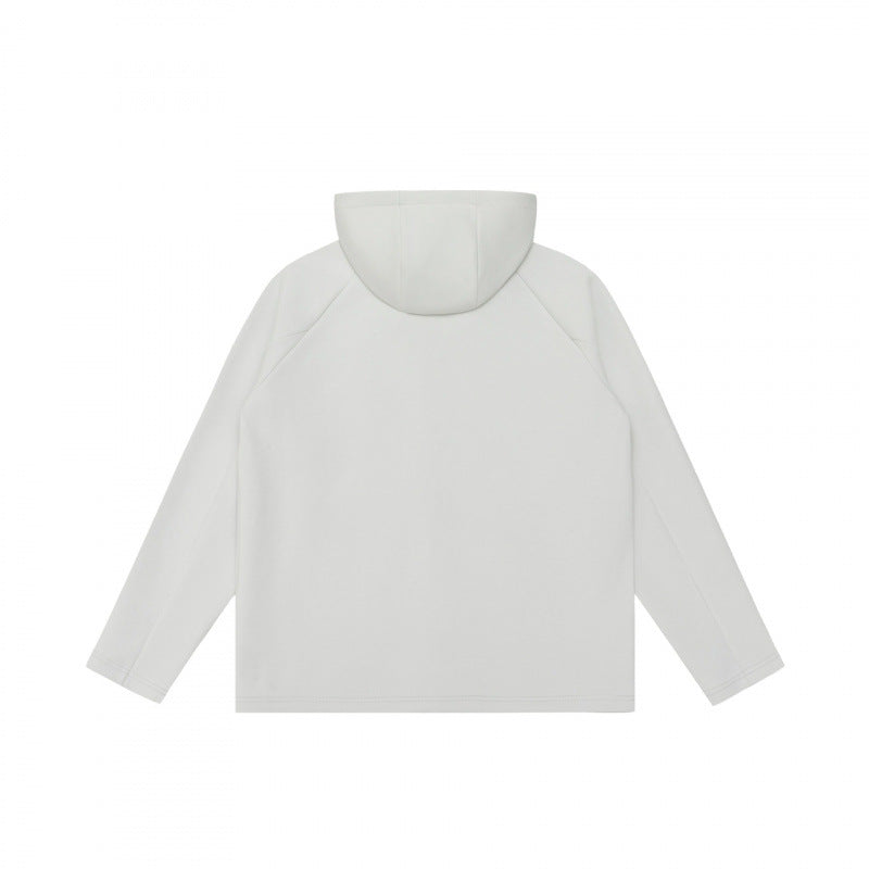 Unisex Light Hoodie Zip Jacket made of technical fleece with raglan sleeves Chichicherry