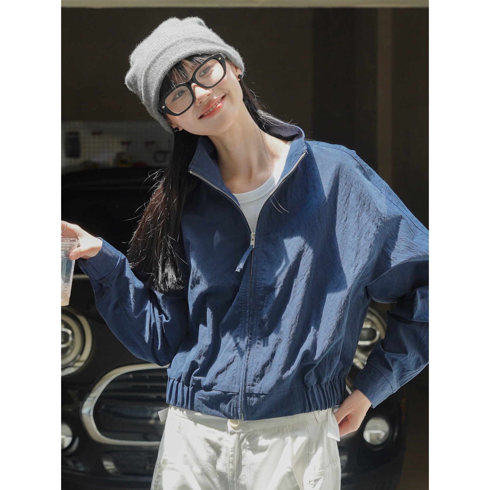 Women’s denim baseball cap with adjustable closure Chichicherry