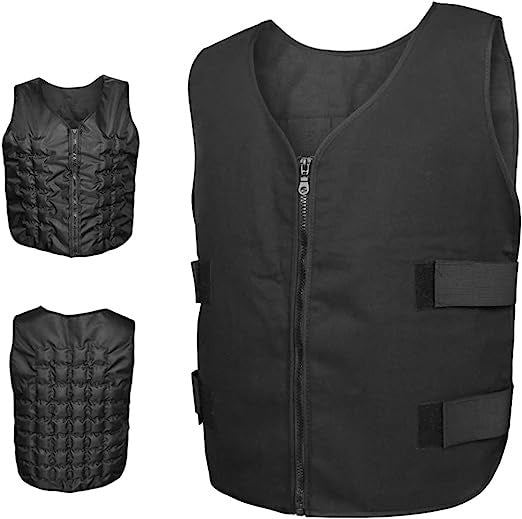 Men's therapeutic cooling heat therapy vest with removable shoulder and arm pads Chichicherry