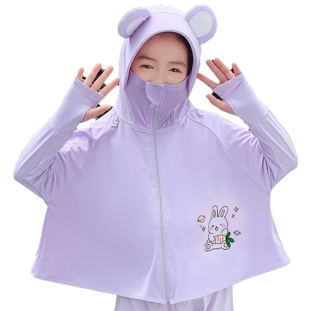 Girls practical hoodie jacket with playfully animalistic design Chichicherry