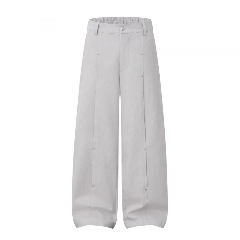 Women Wide High-Waist Culotte Pants made of structured cotton blend Chichicherry