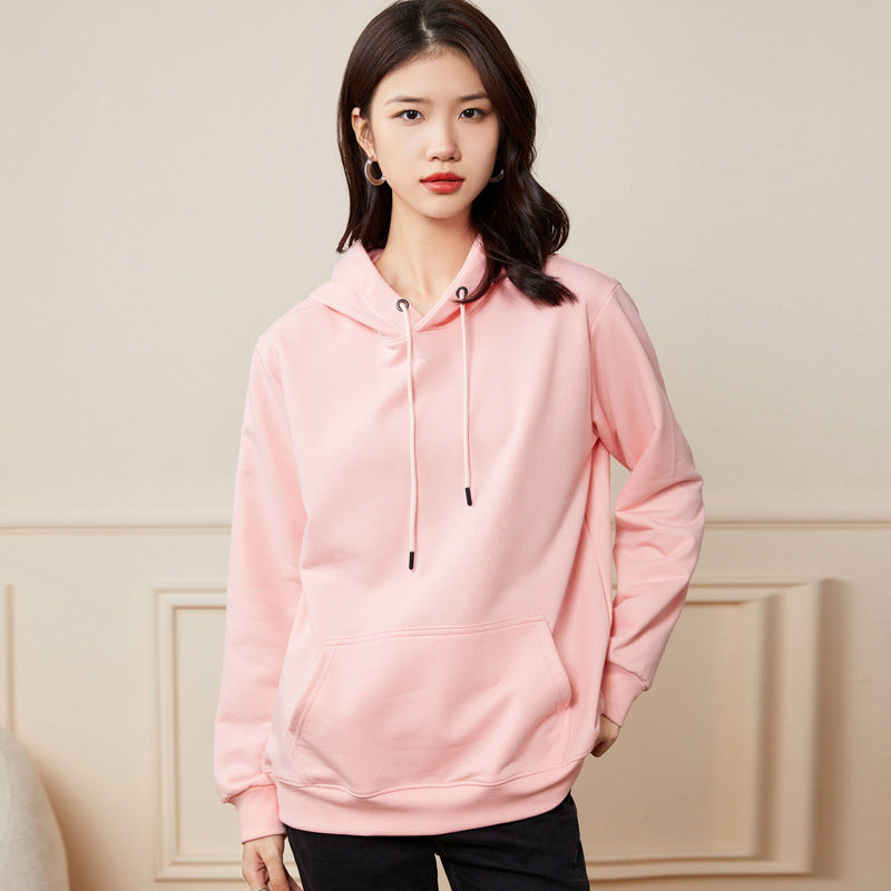 Women's Oversize Hoodie made of cotton blend with kangaroo pocket and ribbed cuffs Chichicherry