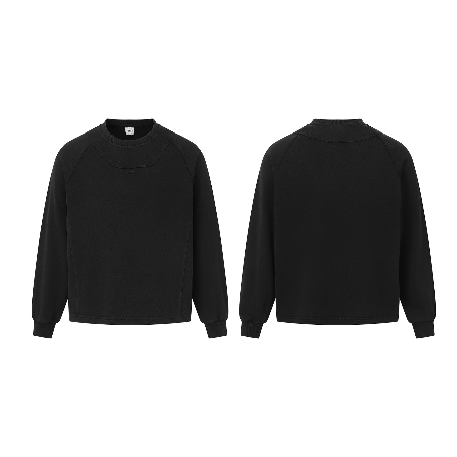 Unisex Oversize Sweatshirt with contrasting chest panel and kangaroo pocket Chichicherry
