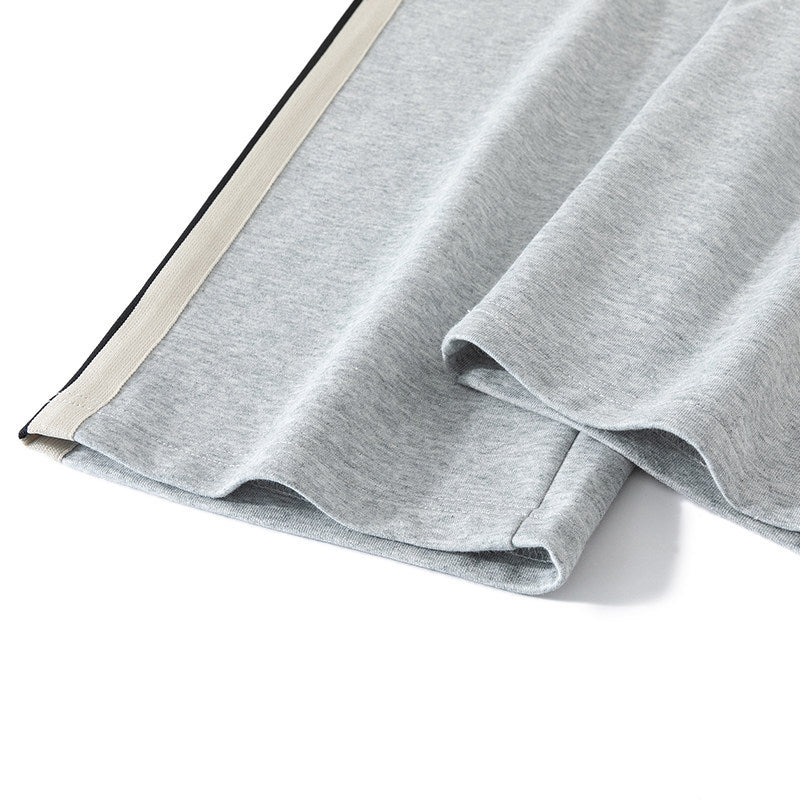 Men's loose-fitting joggers with elastic waistband, drawstring, and contrasting side stripes Chichicherry