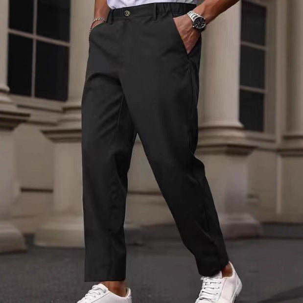 Women's Relaxed-Fit Drawstring Pants with Elastic Back & Side Pockets Chichicherry