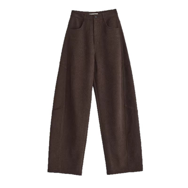 Women Comfortable and Casual Cord Pants Chichicherry