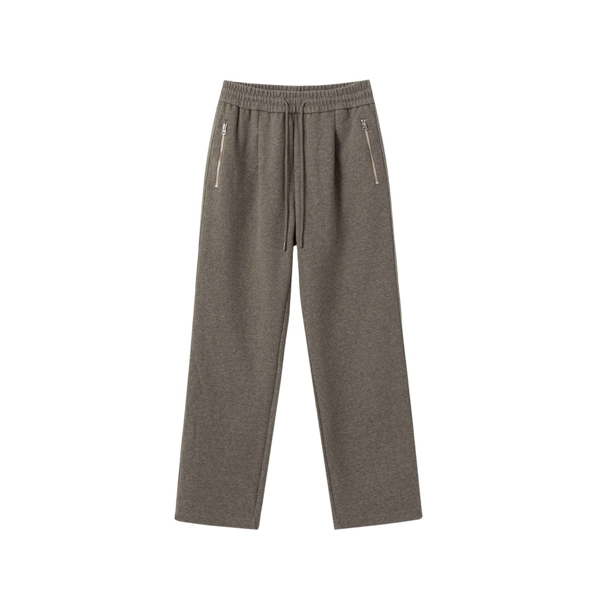 Unisex locker cut jogging pants with elastic waistband and zip pockets Chichicherry
