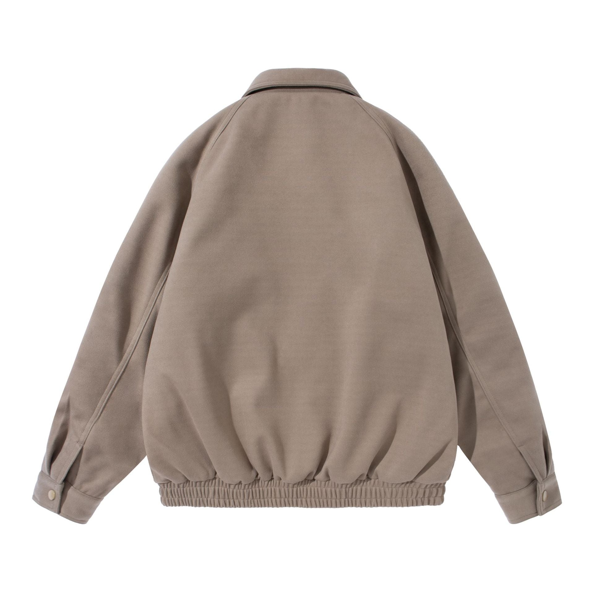 Unisex Boxy Blouson with overlapping front yoke and elastic hem Chichicherry