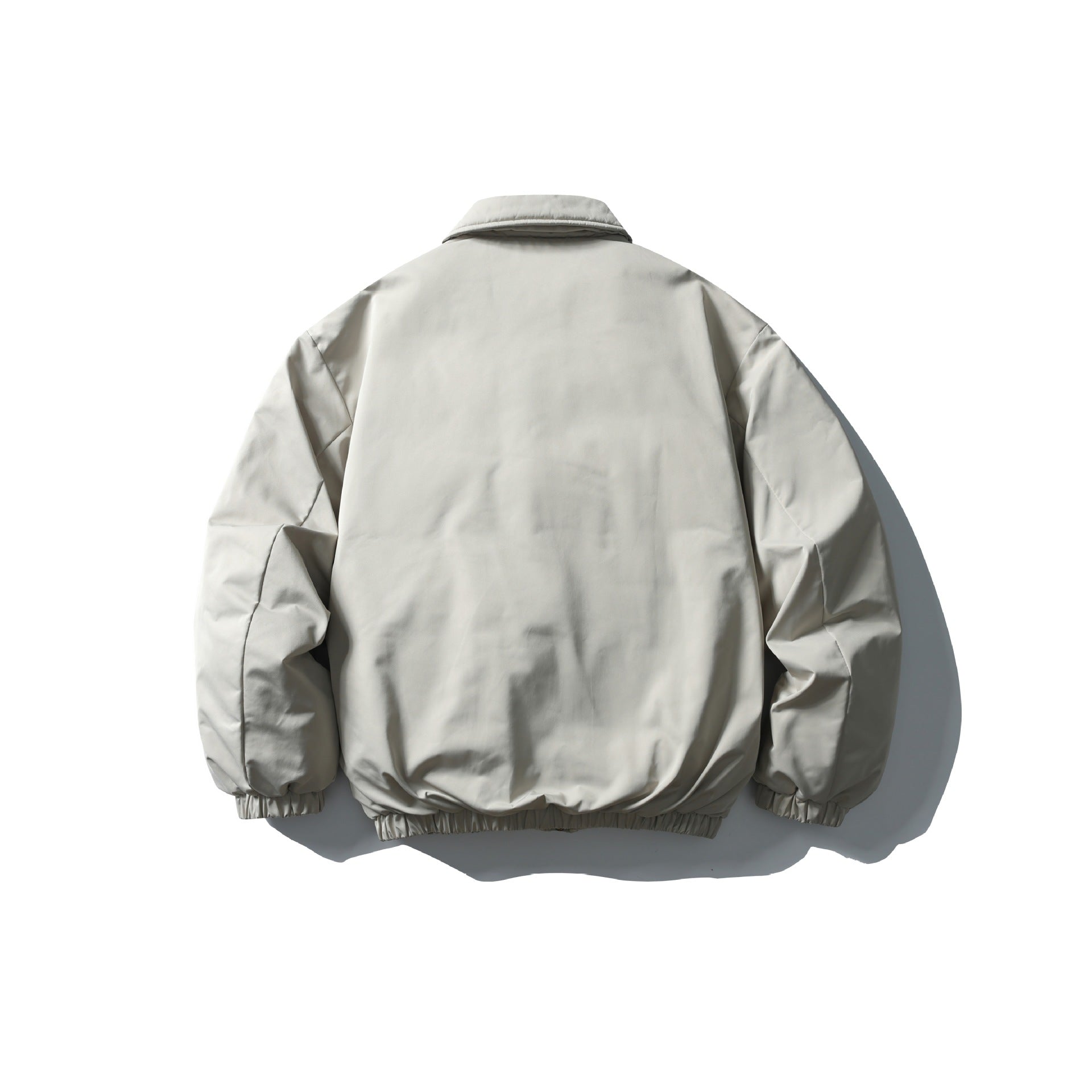 Men's Boxy Insulated Blouson with Zipper Chest Pocket Chichicherry