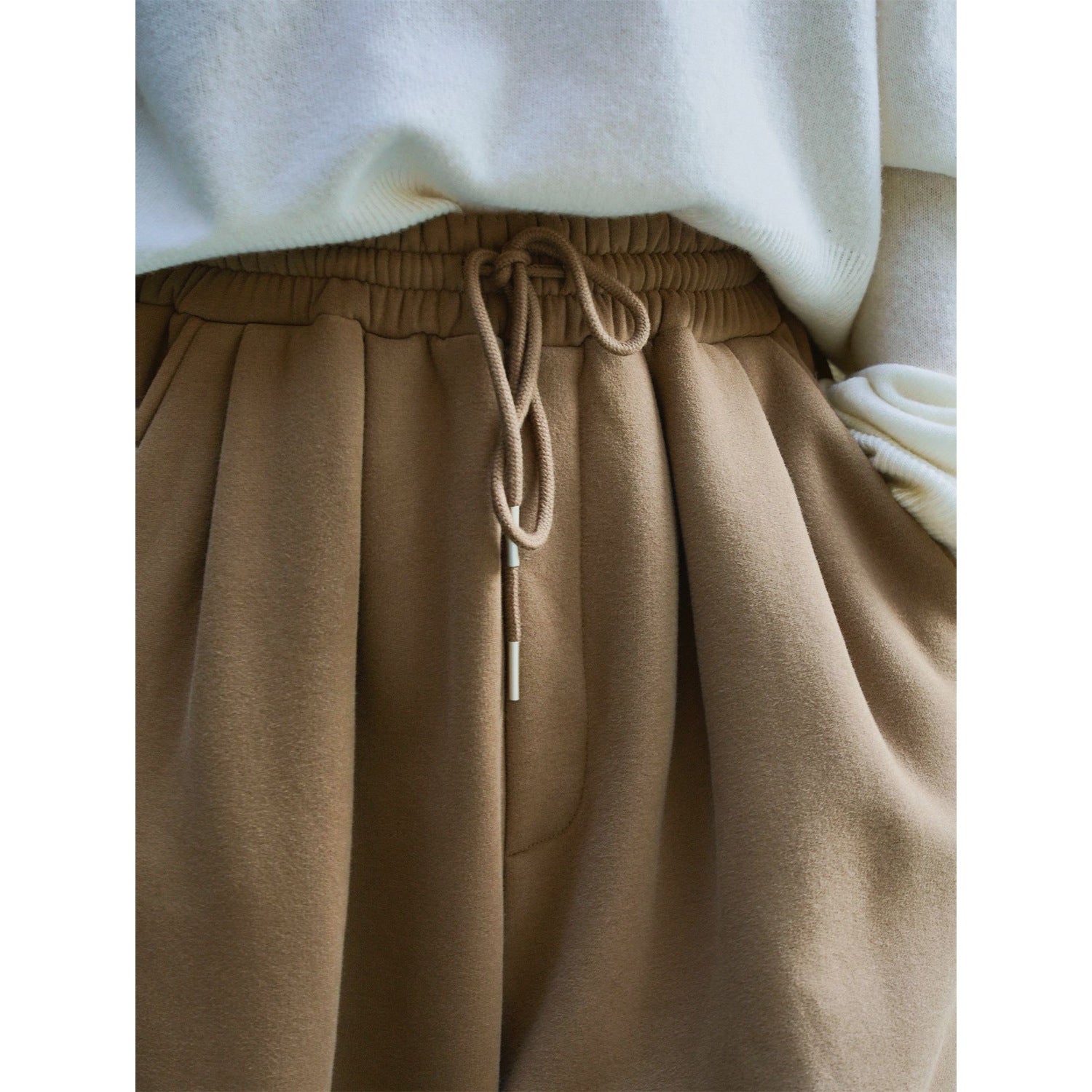 Women's Oversized Hooded Jacket with Zip and Teddy Lining Chichicherry