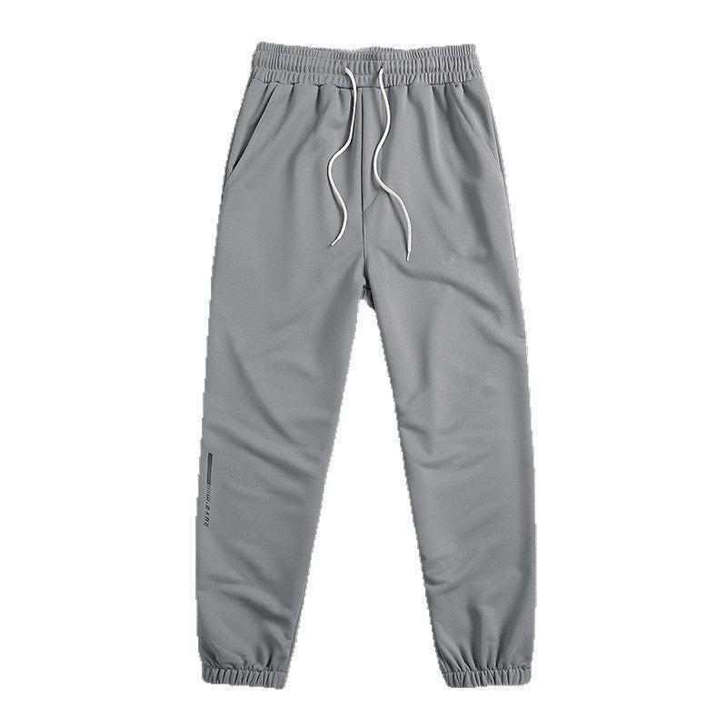 Men's Lightweight Breathable Tech Jogging Pants with Elastic Waistband, Drawstring & Ankle Cuffs Chichicherry