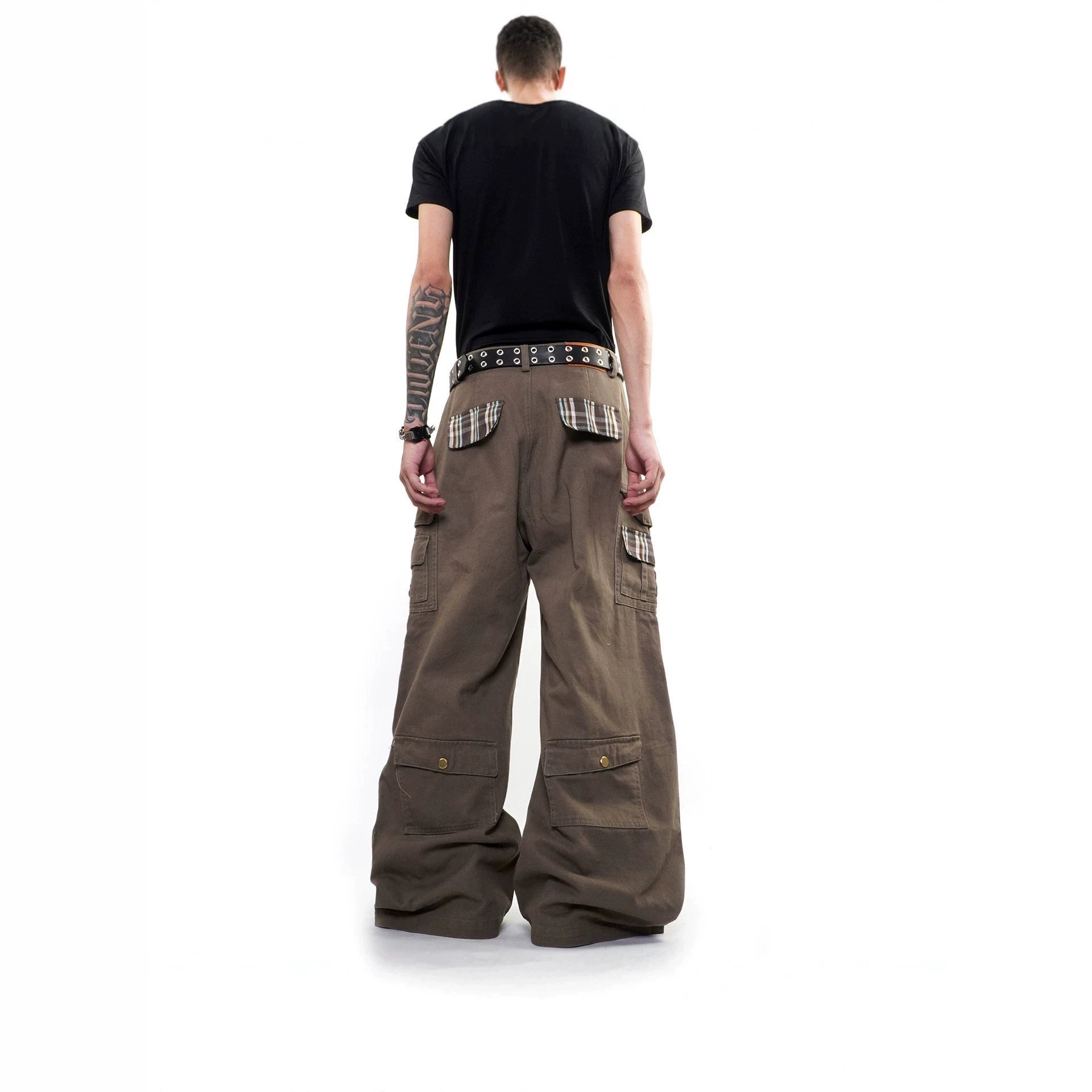 Men's Loose Fit Cargo Pants with Pockets Chichicherry