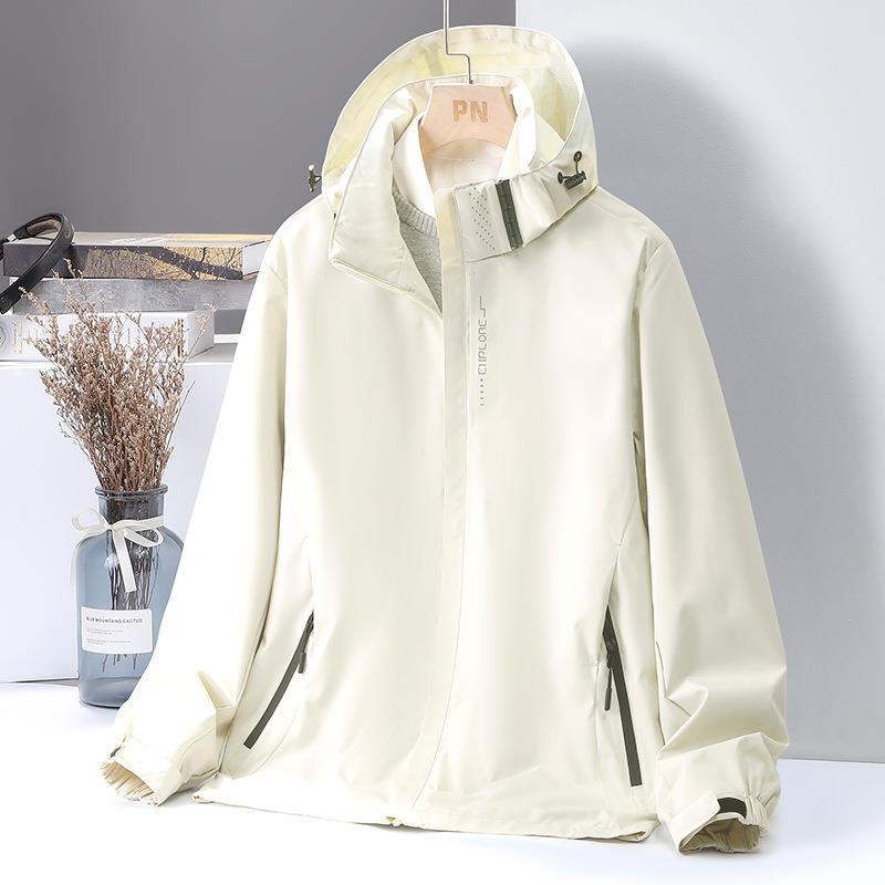 Women's lightweight water-repellent hooded jacket with breathable membrane and concealed zipper Chichicherry