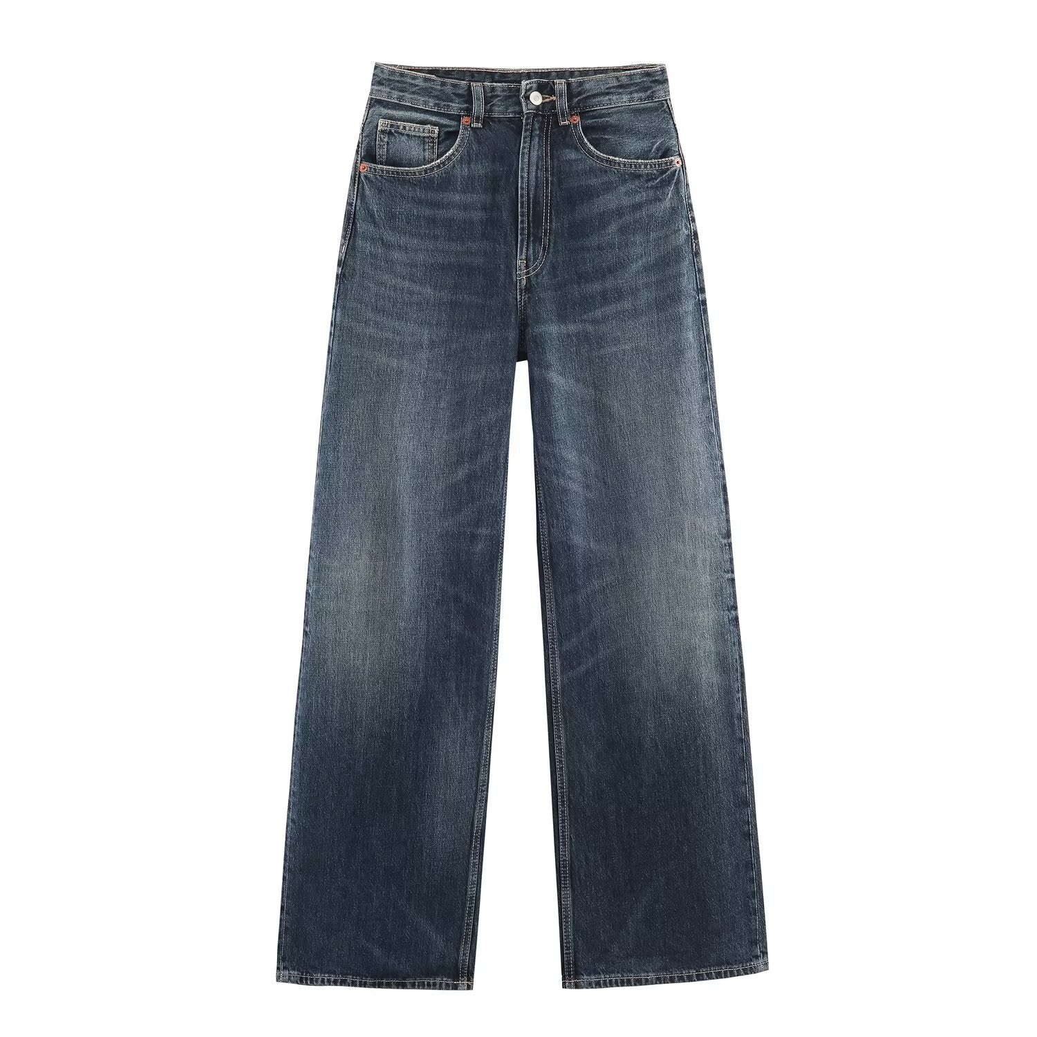 Women's jeans with high waist and wide leg Chichicherry