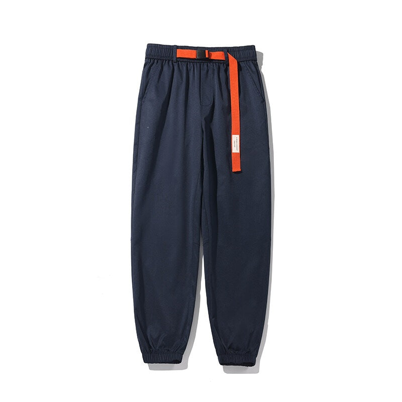 Men's Water-Repellent Tech Jogging Pants with Elastic Hem, Drawstring, and Durable Seams Chichicherry