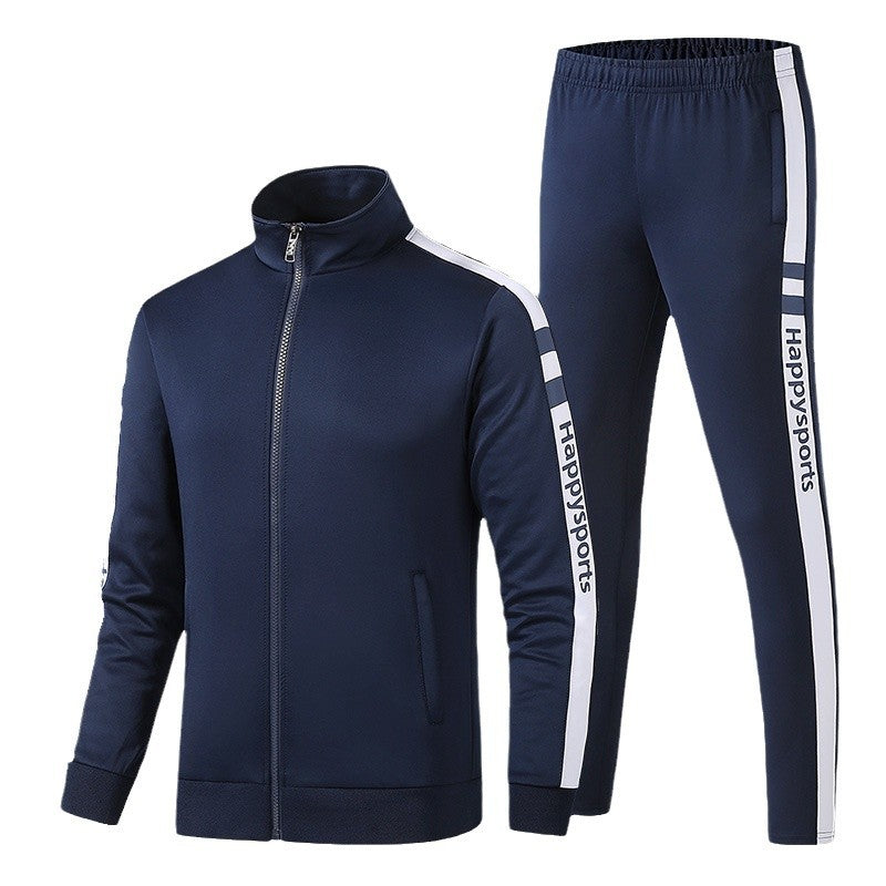 Women's sporty training set with zip jacket and contrast track pants Chichicherry